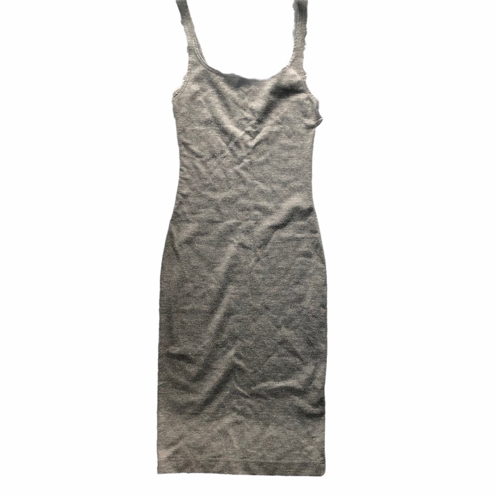 Zara Trafaluc Grey Bodycon Dress